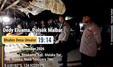 Patroli-Malam-Polsek-Malaka-Barat,-Polisi-Ajak-Remaja-dan-Masyarakat-Bersama-Jaga-Lingkungan