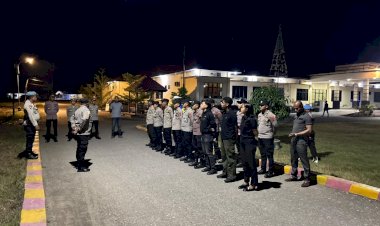 Propam-Polres-Malaka-Kawal-Kesiapsiagaan-Personel-Melalui-Pengawasan-Apel-Pleton-Siaga