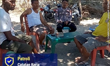 Cegah-Gangguan-Kamtibmas-Sejak-Dini,-Polisi-Pantau-Aktivitas-Remaja-di-Laenmanen