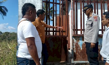 Polsek-Laenmanen-Respons-Cepat-Dugaan-Pencurian-Kabel-Tower-Telkomsel,-TKP-Langsung-Diperiksa