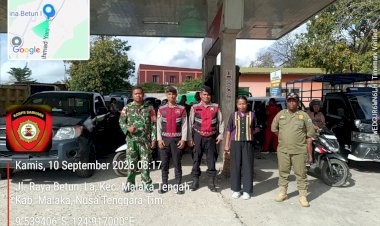 Satgas-Penertiban-BBM-Malaka-Pastikan-Antrean-di-SPBU-Lebarai-Tertib-dan-Lancar