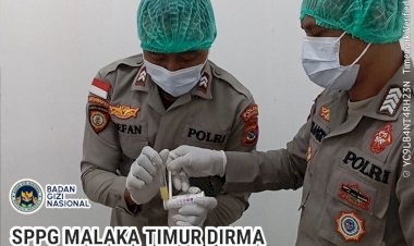 Pastikan-Aman-Sebelum-Disajikan,-Polres-Malaka-Perkuat-Food-Security-di-SPPG-Yayasan-Kemala-Bhayangkari
