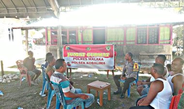 Jumat-Curhat-di-Kobalima-Timur,-Polsek-Kobalima-Bekali-Warga-Kenali-Modus-TPPO