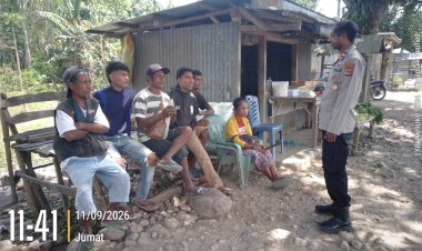 Sambangi-Warga-hingga-Anak-Sekolah,-Polsek-Malaka-Timur-Perkuat-Pesan-Kamtibmas-dan-Cegah-Karhutla