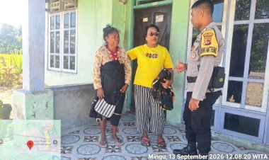 Bhabinkamtibmas-Weliman-Hadir-Menyapa-Warga,-Jaga-Lingkungan-Tetap-Aman-dan-Kondusif