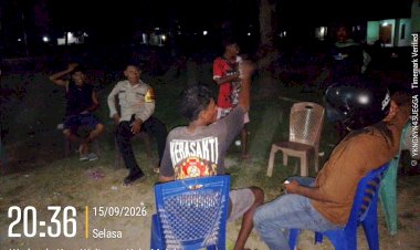 Polsek-Weliman-Intensifkan-Patroli-Dialogis,-Jaga-Situasi-Kamtibmas-Tetap-Aman-dan-Kondusif