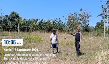 Polisi-Menyapa-di-Tengah-Aktivitas-Warga,-Polsek-Kobalima-Perkuat-Pencegahan-Gangguan-Kamtibmas