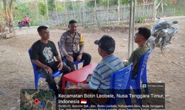 Bhabinkamtibmas-Polsek-Sasitamean-Sambangi-Warga,-Perkuat-Komunikasi-dan-Cegah-Gangguan-Kamtibmas