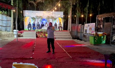 Polsek-Sasitamean-Sampaikan-Imbauan-Kamtibmas-di-Pesta-Pernikahan,-Jaga-Perayaan-Tetap-Aman