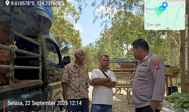 Polsek-Rinhat-Perkuat-Pesan-Pencegahan-Kejahatan,-Warga-Diingatkan-Jaga-Keamanan-Lingkungan