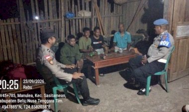 Polsek-Sasitamean-Gelar-Patroli-Dialogis,-Cegah-Curanmor-dan-Gangguan-Kamtibmas