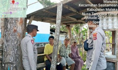 Polsek-Sasitamean-Gelar-Patroli-Dialogis-di-Hari-Pasar,-Cegah-Curanmor-dan-Gangguan-Kamtibmas