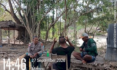 Polsek-Kobalima-Gelar-Patroli-Dialogis,-Sampaikan-Imbauan-Kamtibmas-dan-Cegah-TPPO