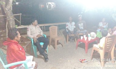 Patroli-Dialogis-Polsek-Weliman,-Polisi-Hadir-Jaga-Kamtibmas-Tetap-Aman-dan-Kondusif