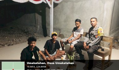 Polsek-Malaka-Tengah-Intensifkan-Patroli-Malam,-Antisipasi-Curanmor-dan-Gangguan-Kamtibmas