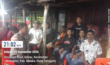 Cegah-Tawuran-dan-Gangguan-Kamtibmas,-Polsek-Laenmanen-Pantau-Aktivitas-Remaja-dan-Pemuda