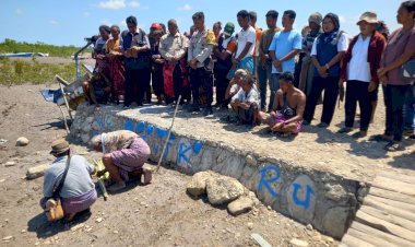 Polsek-Malaka-Tengah-Monitor-Ritual-Adat-Persiapan-Pembangunan-KNMP-Kletek