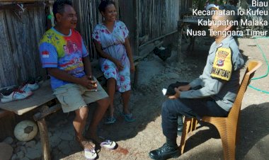 Bhabinkamtibmas-Hadir-Menyapa-Warga-Desa-Biau,-Bangun-Kepedulian-Bersama-Jaga-Kamtibmas-dan-Lingkungan