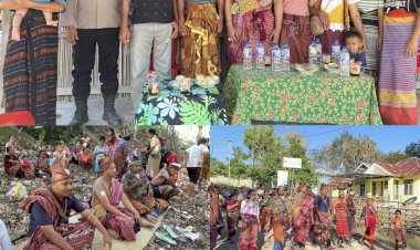 Langkah-Kapolres-Malaka-Menyusuri-Jejak-Leluhur,-Hadir-dalam-Prosesi-Sakral-Peresmian-Rumah-Adat-Uma-Dato-Nonot
