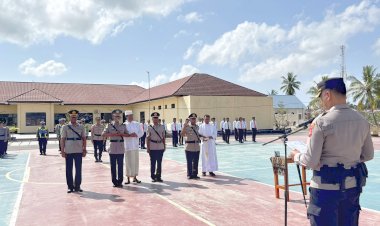 Perkuat-Soliditas-dan-Pelayanan-Masyarakat,-Kapolres-Malaka-Pimpin-Sertijab-Wakapolres-dan-Kapolsek-Kobalima