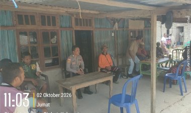 Polsek-Rinhat-Hadir-di-Tengah-Aktivitas-Warga,-Jaga-Suasana-Aman-Tetap-Terpelihara