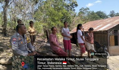 Dari-Menjaga-Desa-hingga-Mencegah-Karhutla,-Polsek-Malaka-Timur-Ajak-Warga-Jadi-Garda-Terdepan