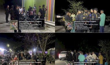 Hadir-Hingga-Dini-Hari,-Patroli-Perintis-Presisi-Polres-Malaka-Jaga-Kenyamanan-Warga-di-Tengah-Pesta-Pernikahan