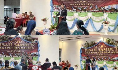 Penuh-Kehangatan-dan-Kekeluargaan,-Polres-Malaka-Gelar-Pisah-Sambut-Wakapolres,-Kapolres-Tekankan-Soliditas-dan-Semangat-Pengabdian