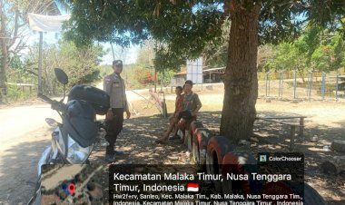 Polsek-Malaka-Timur-Rangkul-Anak-Anak-dan-Pemuda,-Tanamkan-Pesan-Aman-untuk-Masa-Depan