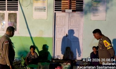 Polsek-Sasitamean-Perkuat-Patroli-Malam,-Ajak-Masyarakat-Waspada-Gangguan-Kamtibmas