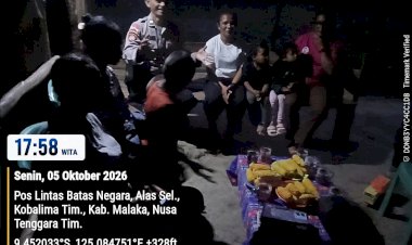 Sore-Menjelang-Malam,-Polsek-Kobalima-Hadir-Menyapa-Warga-dan-Menjaga-Rasa-Aman