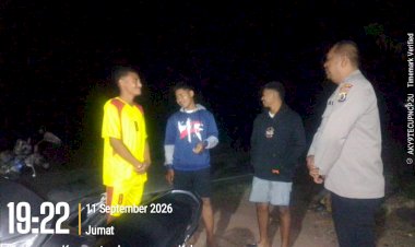 Jaga-Generasi-Muda-Tetap-Positif,-Polsek-Laenmanen-Perkuat-Patroli-Preventif-di-Tengah-Masyarakat