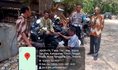 Cegah-Gangguan-Kamtibmas-Sejak-Dini,-Polsek-Laenmanen-Intensifkan-Patroli-di-Sejumlah-Desa