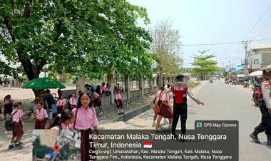 Jaga-Keamanan-Pelajar-dan-Pengguna-Jalan,-Samapta-Polres-Malaka-Intensifkan-Patroli-di-Kawasan-Sekolah