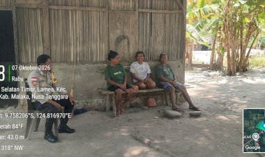 Polsek-Wewiku-Hadir-di-Tengah-Masyarakat,-Patroli-Dialogis-Perkuat-Kamtibmas-hingga-Pelosok-Desa