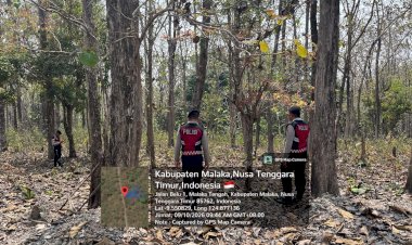 Patroli-Sat-Samapta-Polres-Malaka-di-Hutan-Kateri,-Antisipasi-Dini-Kebakaran-Hutan-dan-Lahan