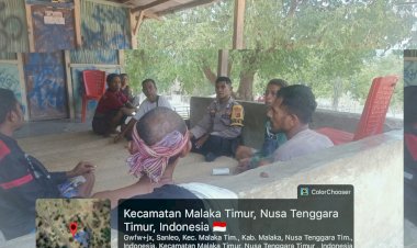 Bhabinkamtibmas-Polsek-Malaka-Timur-Duduk-Bersama-Warga,-Sampaikan-Pesan-Kamtibmas-dengan-Pendekatan-Humanis