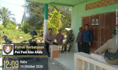 Sinergitas-TNI-Polri-di-Perbatasan,-Polsek-Kobalima-Perkuat-Pengawasan-dan-Cegah-Penyelundupan-Ilegal