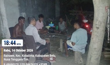 Cegah-Gangguan-Sejak-Dini,-Polsek-Kobalima-Perkuat-Kedekatan-dengan-Masyarakat-Lewat-Patroli-Malam