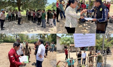 Polres-Malaka-Kawal-Pelaksanaan-Sita-Eksekusi-Tanah-di-Bakiruk,-Pastikan-Kegiatan-Berjalan-Aman-dan-Lancar
