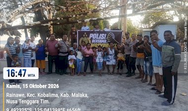 Polsek-Kobalima-Sosialisasikan-Tagline-“Polisi-Bersama-Masyarakat”,-Perkuat-Kedekatan-dengan-Warga-Sejak-Dini