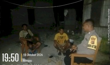 Cegah-Gangguan-Keamanan-pada-Malam-Hari,-Polsek-Wewiku-Ajak-Warga-Tolak-Perjudian-dan-Aksi-Kriminal