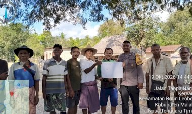 Kedepankan-Musyawarah-Adat,-Polsek-Sasitamean-Bantu-Warga-Selesaikan-Persoalan-Kayu-Jati-Secara-Damai