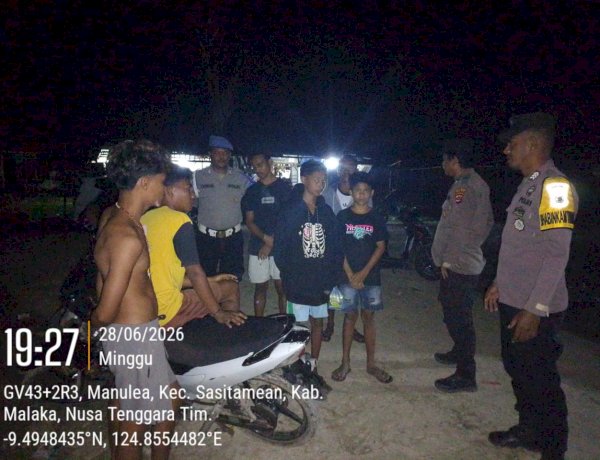 Polsek Sasitamean Perkuat Patroli Dialogis, Bangun Sinergi Bersama Masyarakat Jaga Kamtibmas
