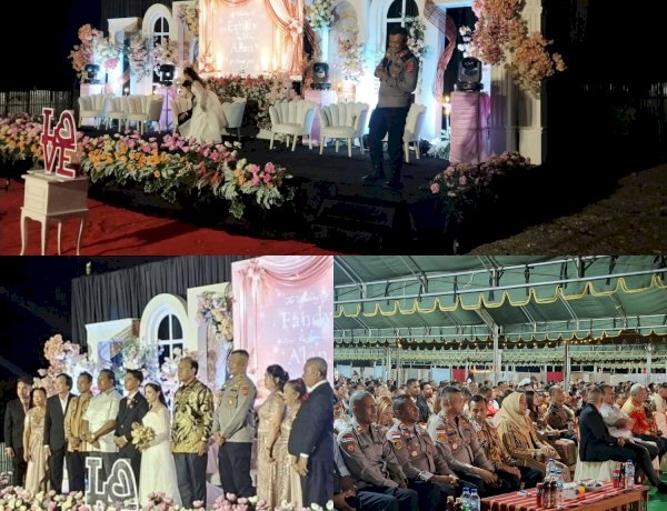 Polri Hadir di Momen Bahagia Warga, Kapolres Malaka Ajak Jaga Keamanan dan Ketertiban