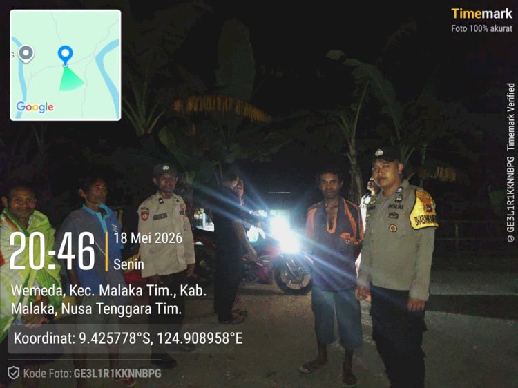 Polsek Malaka Timur Gencarkan Patroli Dialogis dan KRYD, Wujud Nyata Pemeliharaan Kamtibmas