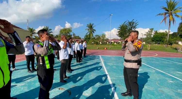 Kapolres Malaka Terapkan Ultimate SBMS Emotional Freedom Technique dalam Apel Pagi untuk Bangun Semangat Personel