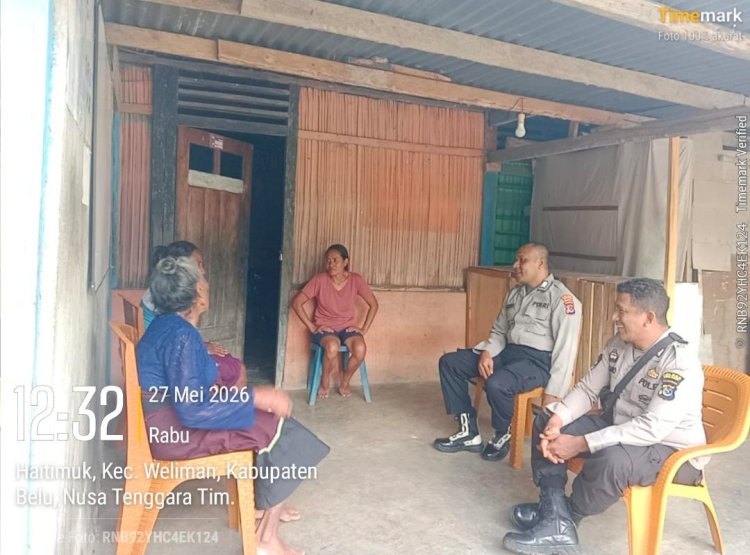 Patroli Siang Hari Polsek Weliman Perkuat Kehadiran Polisi di Tengah Masyarakat