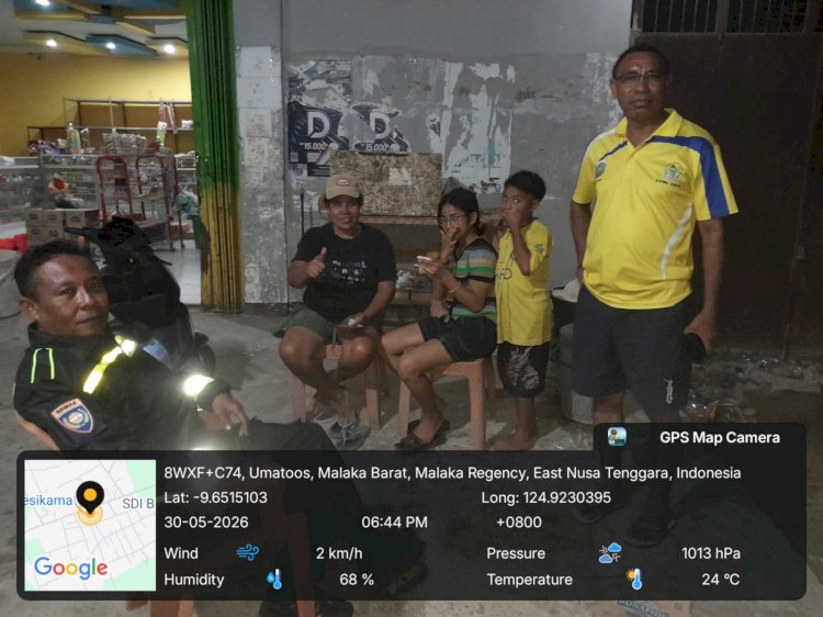 Patroli Sore Polsek Malaka Barat Perkuat Sinergi dengan Warga untuk Ciptakan Lingkungan Aman dan Kondusif