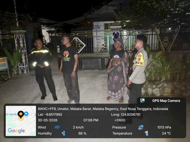 Cegah Kenakalan Remaja Sejak Dini, Polsek Malaka Barat Tingkatkan Patroli Edukatif di Desa-Desa